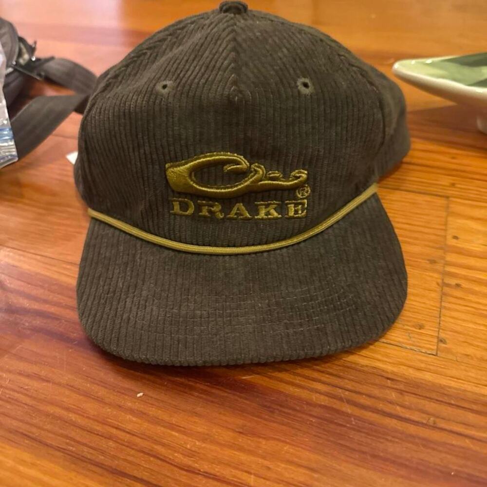 Drake green corduroy cap drake